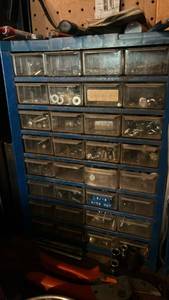 lot 8756 image: Multi-Drawer Parts Storage Cabinet