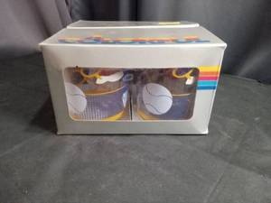 lot 4079 image: Colorful Double Old Fashioned Glasses Set of 4