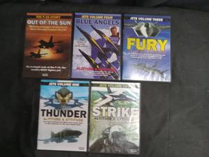 lot 4092 image: Military Fighter Jet Documentary DVD Collection