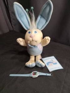 lot 4104 image: Bunny Bees Plush Toy with Digital Watch and Certificate
