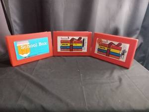 lot 4114 image: Pizza Inn Promotional School Storage Boxes Set