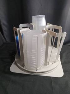 lot 4119 image: Plastic container storage rack