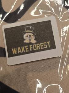 lot 4157 image: Wake Forest University 3 ft x 5 ft flag