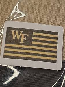 lot 4166 image: Wake Forest Demon Deacons Military Style Flag