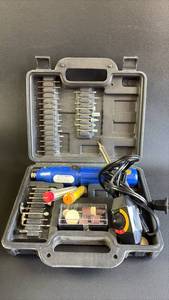 lot 40 image: 3.6 V Mini Grinder Set and Solder Bundle - Working