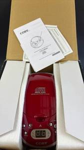 lot 45 image: NEW IN BOX Portable CD Player Red