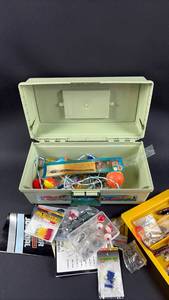 lot 90 image: Go HIKE Wall Hanging, Pro Pack Laker Fishing Tackle Box with Many Lures, Accessories