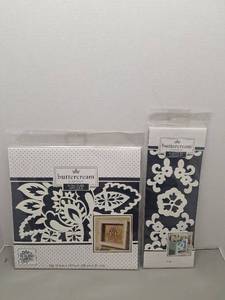 lot 126 image: Buttercream Furniture Appliques Decorative Ornament Set