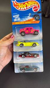 lot 154 image: Hot Wheels Die-Cast Car Collection (4) In Original Packaging