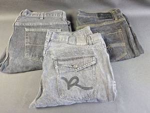 lot 194 image: Mens Designer Jeans Mixed Lot - Rocawear and Access Brand - Good Condition