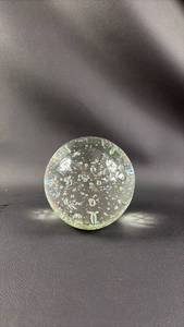 lot 237 image: Large Bubble Filled Glass Sphere Paperweight Approximately 4 Inches Diameter