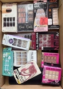 lot 245 image: Mixed Brand Press-On Nail and Nail Polish Decal Collection