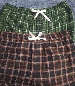 lot 3 image: (2) Pairs NEW Pocketed, PajamaLounge Pants- Size L