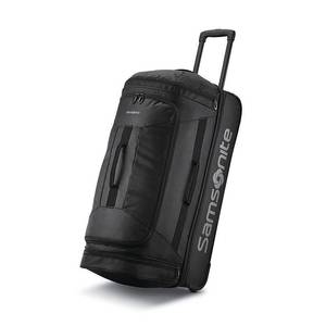 lot 11588 image: Samsonite Andante 2 Wheeled Rolling Duffel Bag, All Black, 28-Inch (B07HPLNW94)