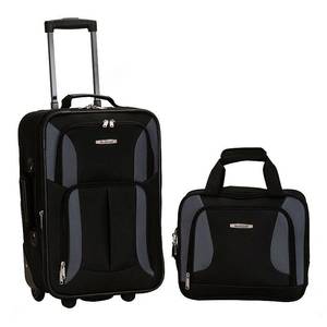 lot 11602 image: Rockland 2-Pc. Pattern Softside Luggage Set