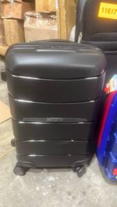 lot 11619 image: Samsonite Black Hard Shell Carry-On Luggage
