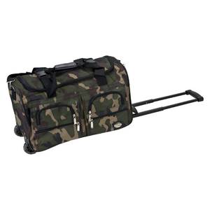 lot 11631 image: Rockland 16L Rolling Duffel Bag - Camo