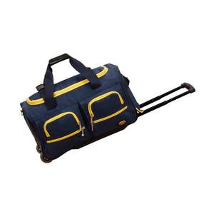 lot 11641 image: Rockland 16L Rolling Duffel Bag - Navy