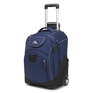 lot 11648 image: High Sierra Powerglide Wheeled Backpack, True NavyBlack, One Size (B00IRWPGRK)