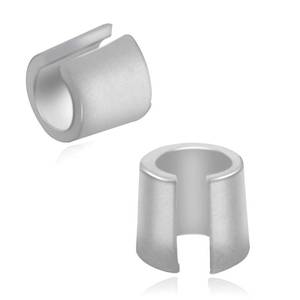lot 56554 image: 2pcs Car Battery Post Terminal Shims, Automotive Lead Terminal Converter Shim Caps, Adaptor Pure Anode Cathode Sleeves, Adapter Spacer for Positive & Negative Connection Part Accessories - Retail $5