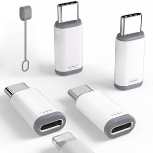 lot 56557 image: 3 Pack Lightning to USB C Adapter for iPhone 15161717 Pro MaxPlus, Samsung S25,Support Charging & Data Transfer, Type C Charger Connector Cable, Lightning Female to USB C Male Adapter, Not for Audio - Retail $7