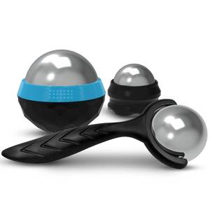lot 56592 image: Cold & Hot Therapy Massage Balls Set of 3 Ice and Heat Physical Therapy Tools for Deep Tissue, Myofascial Release, Trigger Point, Plantar Fasciitis - Back, Neck, Foot, Face, Muscle Pain Relief - Retail $28