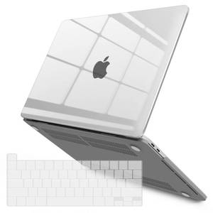 lot 56608 image: Compatible with MacBook Pro 13 Inch Case M2 M1 2026 2025 2024 2023 2022 A2338 A2289 A2251 A2159 A1989 A1706 A1708, Hard Shell Case & Keyboard Cover for Mac Pro 13, Crystal Clear, T13CYCL1A - Retail $13