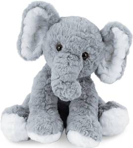 lot 56622 image: Elephant Stuffed Animals Soft Plush Toy for Baby Girls Boys,12 Grey Soft Small Stuffed Elephant Huggable Gifts for Birthday - Retail $21