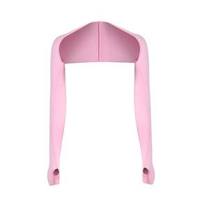 lot 56638 image: Women Cooling Shawl Arm Sleeve with Finger Hole, Comfortable & Breathable, Anti-UV, Ladies Sun Protection Cooler Shrug - Retail $10