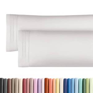 lot 56685 image: Body Pillowcases Set of 2-20x54 Long Body Pillow Case - Soft Body Pillow Cover for Sleeping & Side Sleepers - Comfy, Breathable & Wrinkle Free - Machine Washable wEnvelope Enclosure (Light Grey) - Retail $17