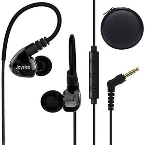 lot 83 image: Joysico Sport Headphones Wired Over Ear in-Ear Earbuds for Kids Women Small Ears Comfortable, Earhook Earphones for Running Exercise Jogging, Ear Buds with Microphone and Volume for Cell Phones Black - Retail $15