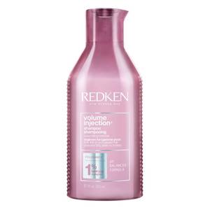 lot 98 image: Redken Volume Injection Shampoo  Lightweight Volume Shampoo For Fine Hair  Adds Volume, Lift, and Body to Flat Hair  Soft, Shiny Finish  Paraben Free - Retail $29