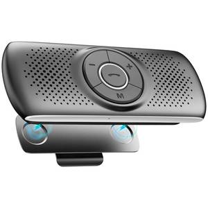 lot 119 image: AGPTEK Car Speaker with Bluetooth 5.3, Hands Free Phone Kit for Calls, GPS & Music with TF Card Slot, Instant Connect, Siri Google Assistant Support Wireless Car Visor Clip Speakerphone (Black) - Retail $22
