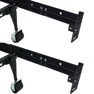 lot 134 image: Bed Frame Footboard Extension Brackets Set Attachment Kit, Bolt-on Footboard Extension Bracket Attachment Kit - Fit for Twin,Full,Queen,King Size Bed - Retail $20