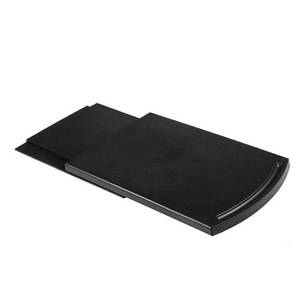 lot 145 image: Kitchen Caddy Sliding Coffee Tray Mat, Under Cabinet Appliance Coffee Maker Toaster Countertop Storage Moving Slider - Base sliding shelf With Smooth Rolling Wheels, 1 Pack - Retail $12