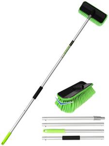 lot 188 image: 59 V-Shaped Car Wash Brush with Long Handle Snow Sweeping Brushing Adopts Soft Bristle Design Not Floating Hair Suitable for Detail Cleaning Tires Roof SUV RV MPV Truck Camper Indoor Outdoor Window - Retail $19