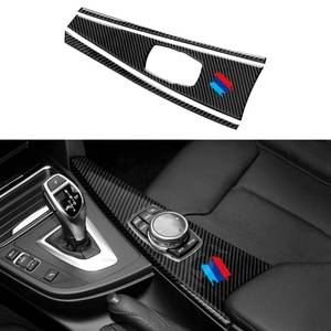 lot 199 image: Car Multimedia Panel Trim Carbon Fiber Decal Center Console Sticker fits for BMW 3 4 Series F30 F31 F34 3GT F32 F36 Accessories - F33 Convertible NOT - Retail $25