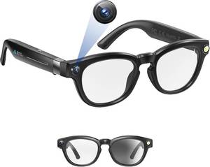 NILUTO Upgraded AI Smart Glasses with Camera 8MP HD1080P Video Glasses with Camera and Audio -Video Recording Glasses with Audio, Video Glasses, Real-Time Translation - Retail: $60