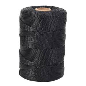 lot 255 image: ANMOFLY Black Nylon String 500ft 2mm UV Resistant Cord Twine for Garden Tomato Climbing Plants Floristry Fishing Wrapping Camping Outdoor Survival Netting Home Improvement - Retail $10