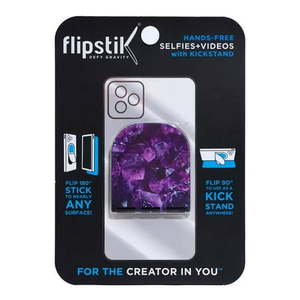 lot 15 image: Flipstik Defy Gravity Cell Phone Stick and Stand - Amethyst