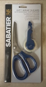 lot 105 image: Sabatier Gift Wrap Shears with Removable Tape Dispenser