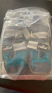 lot 129 image: Dog Helios Traverse Premium Grip High-Ankle Outdoor Dog Boot Blue, x small