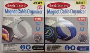 lot 156 image: DoohicKey Magnetic Cable Organizer set of two 4 oz