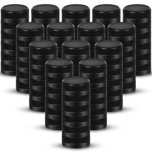100 Pcs Caps for Empty Juice Bottles, Tamper Seal Lids 38 mm Plastic Bottle Caps Container Lids Bottle Caps for Crafts DIY, 4, 8,12, 16, and 32 oz Container(Black) - Retail: $27