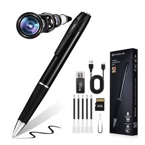 lot 62546 image: 1080P Mini Hidden Camera Nanny Cam Camera Pe Long Battery Life Easy to Use Micro Pen Camera for Home, Office, and Meeting Recording Supports 256GB SD Card - Retail $30