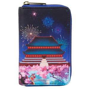 lot 62550 image: DISNEY MULAN CASTLE ZIP AROUND WALLET - Retail $31
