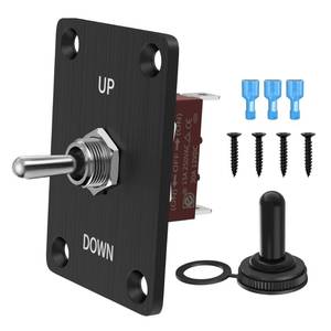 lot 62612 image: Momentary Toggle Switch Waterproof Up Down Mounting Panel, Weatherproof Cap Cover for Marine Boat RV Auto - Retail $12