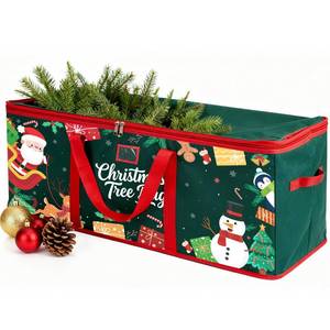 lot 62626 image: Christmas Tree Storage Bag Oxford Fabric Tree Bag Fits up to 7.5 ft Tall Christmas Artificial Tree with Wide Opening Dual Zippers Waterproof Protects from Moisture Dust - Retail $20