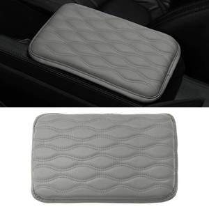 lot 62628 image: Car Center Console Pad, 12.6x9.8 Comfortable PU Leather Car Armrest Seat Box Cushion Pad, Thickened Waterproof Vehicle Arm Rest Cover Protector, Universal Interior Car Accessories - Retail $5