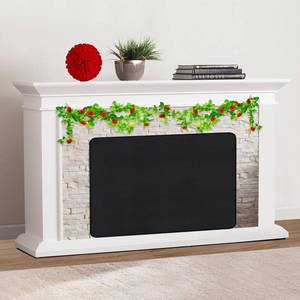 lot 62629 image: Fireplace Cover, Draft Stopper for Brick Fireplace, Fireplace Flue Blocker, Indoor Fireplace Blanket for Heat Loss, Winter and Summer, Black, 36x32 Inches - Retail $27